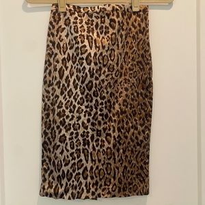 Dolce & Gabbana Cheetah Print Pencil Skirt (24)